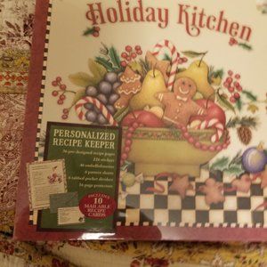 Holiday Kitchen Recipe Keeper Binder